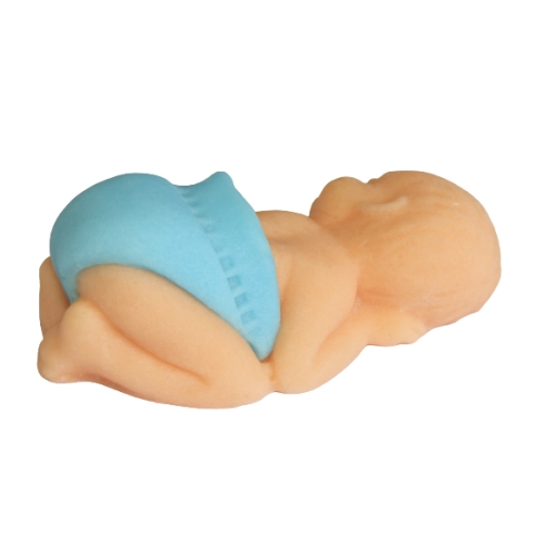 Figurka dekoracja tort chrzest baby shower bobas